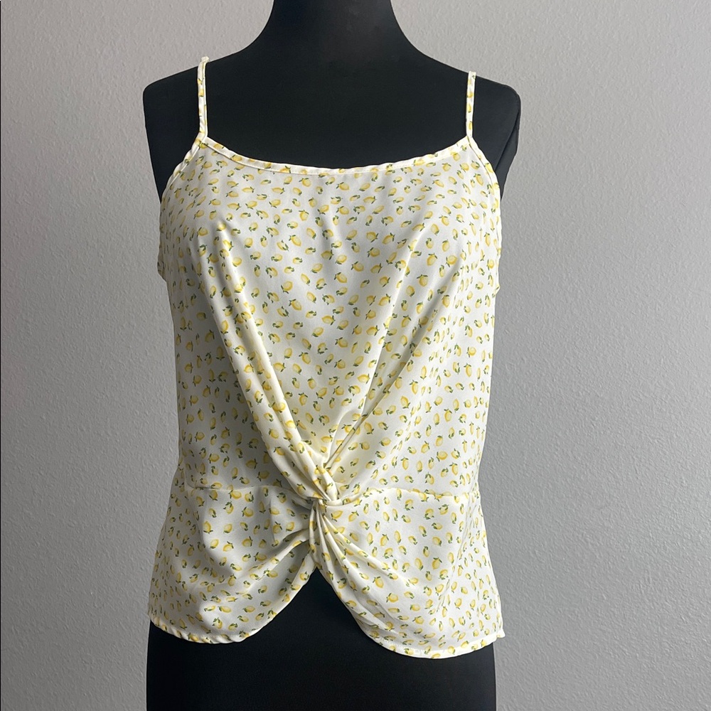 Hippie Rose Lemon Print Camisole